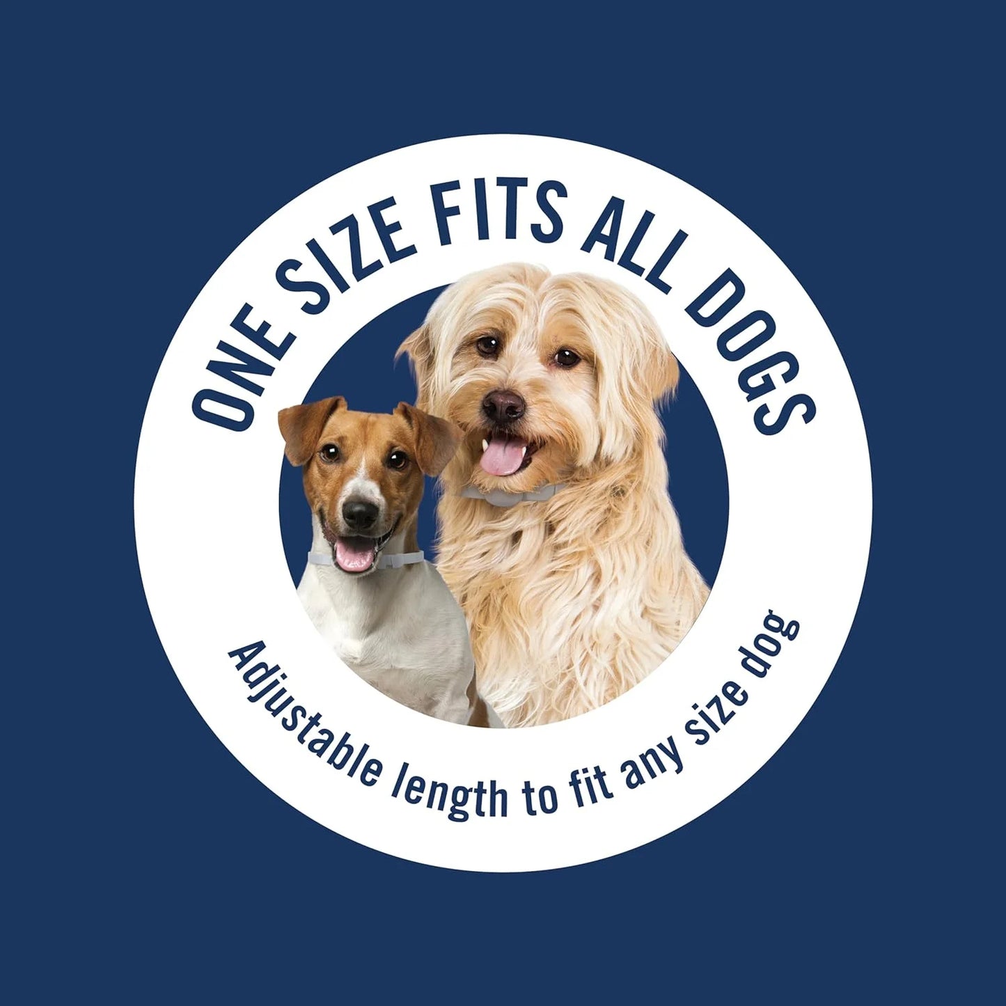 Flea & Tick Collar for Dogs, One-Size-Fits-All Collar, 1 Count