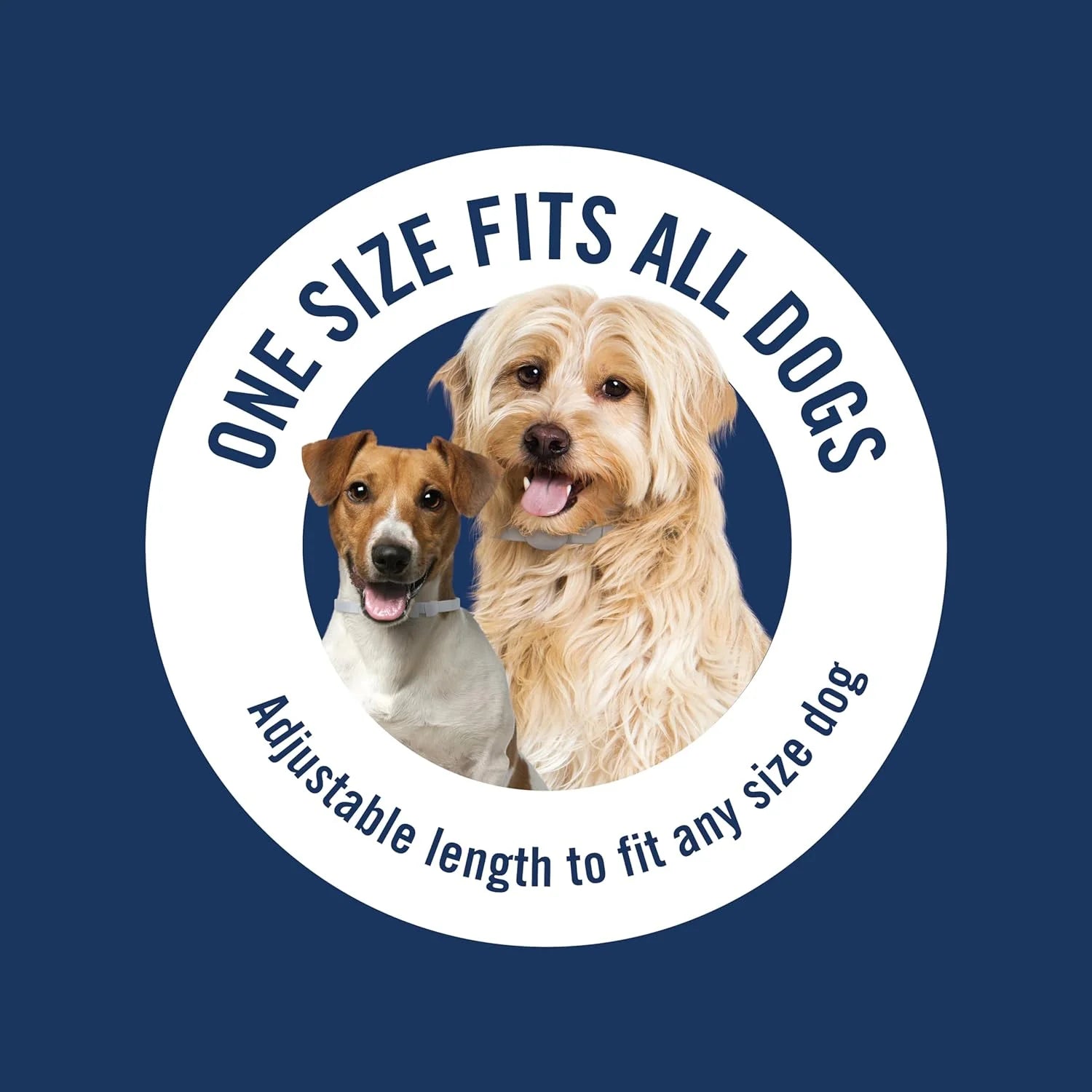 Flea & Tick Collar for Dogs, One-Size-Fits-All Collar, 1 Count