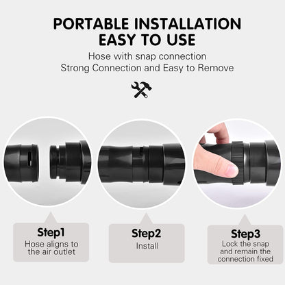 Dog Dryer, High Velocity Dog Hair Dryer, Dog Blow Dryer - Groomer Partner Pet Blower Grooming Force Dryer with Heater, Stepless Adjustable Speed, 4 Different Nozzles, Comb & Pet Grooming Glove (White)