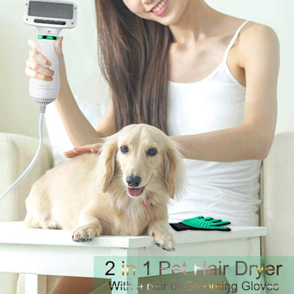 Pet Hair Dryer, Dog Hair Dryer Portable Dog Dryer Grooming Hair Dryer for Small Medium Dogs Cats