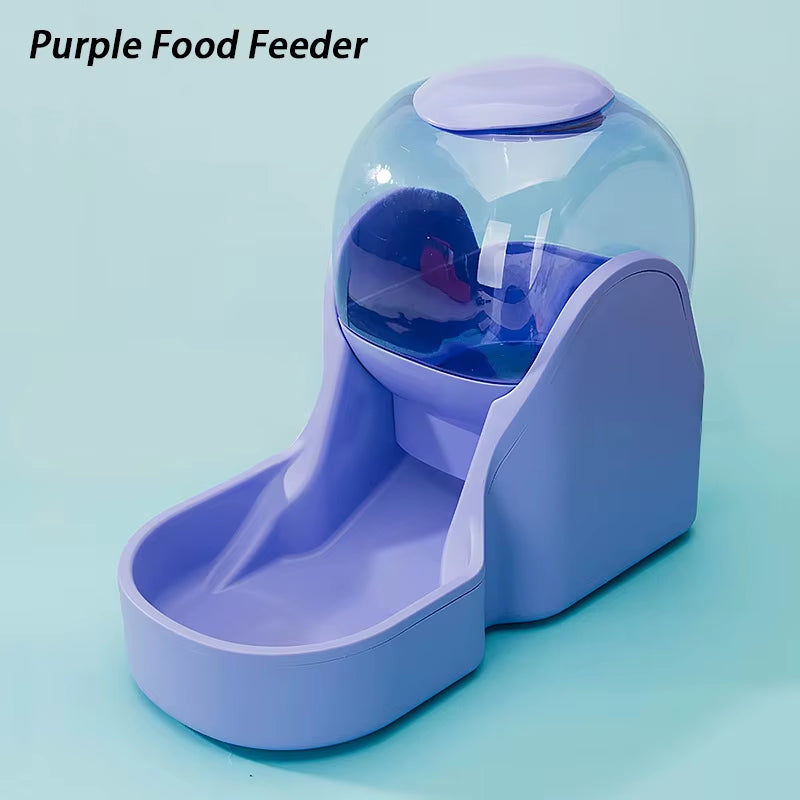 3.8L Gravity Pet Water Dispenser Cat Automatic Feeder Plastic Dog Water Bottle Food Water Dispenser Pet Feeding Bowl for Cat Dog