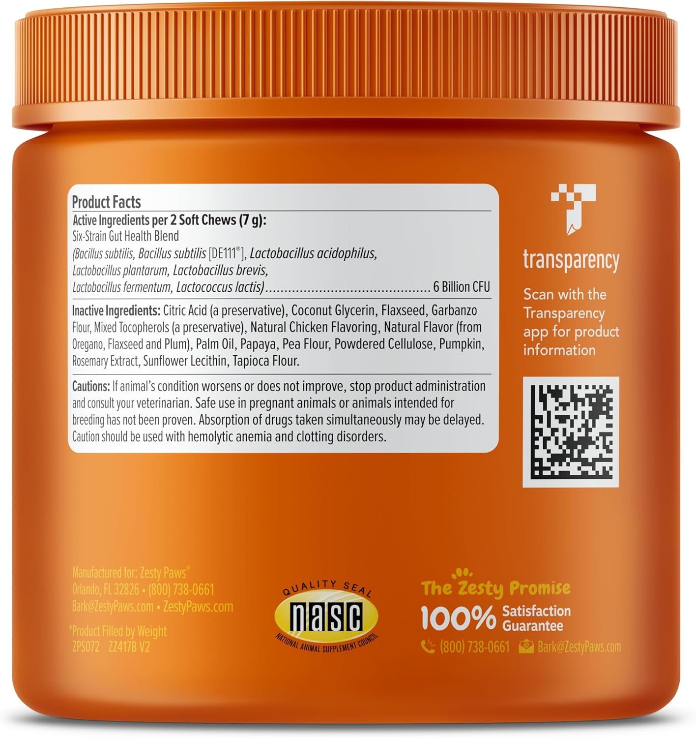 Probiotics for Dogs, Digestive Enzymes Gut Flora, Digestive Health, Diarrhea & Bowel Support, DE111, Dog Probiotics Soft Chew for Pet Immune System, Chicken, 90 Ct