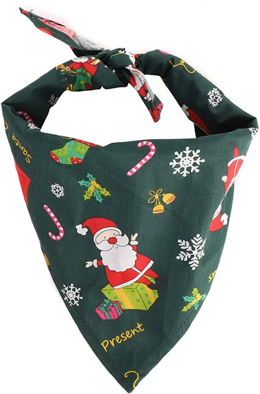 Dog Bandana Christmas Classic Buffalo Plaid Pets Scarf Triangle Bibs Kerchief Set Pet Costume Accessories Decoration for Dog Cat White3 Medium