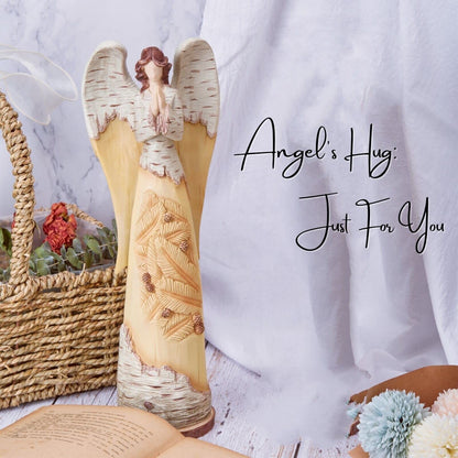 Qmaggice 14Inch Angel Figurines, Angel Statues for Home Decor, Exquisitely Ca...