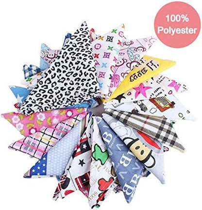 American USA Trump Flag Dog Bandana Washable Triangle Bibs Kerchief Scarf Accessories for Small Medium Dogs Puppy Cats Pets Daily Use