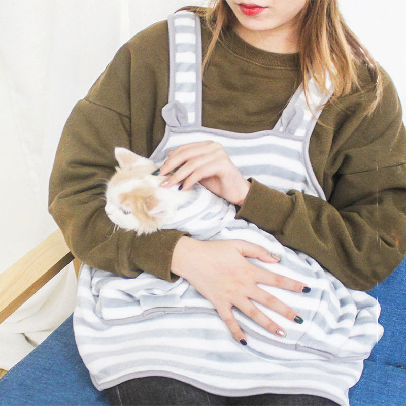 Pets Apron Women Touch the Cat Small Dog Clothes Non-Stick Anti-Grab for Pets