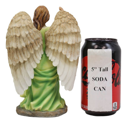 Ebros Sitting Roman Angel of Abundance Prosperity Statue Collectible