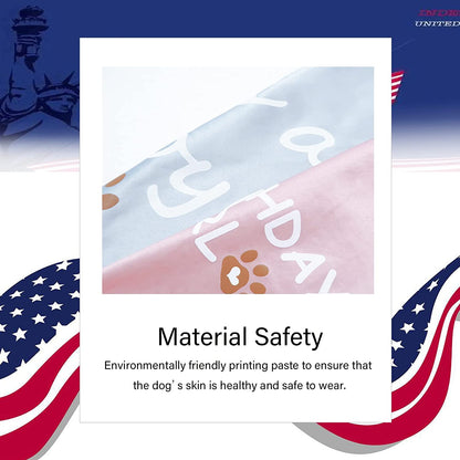 Fourth of July Dog Bandana，Dog Bandanas 4Th of July，Independence Day Patriotic Dog Bandana American Boy Dog Bandana for Large