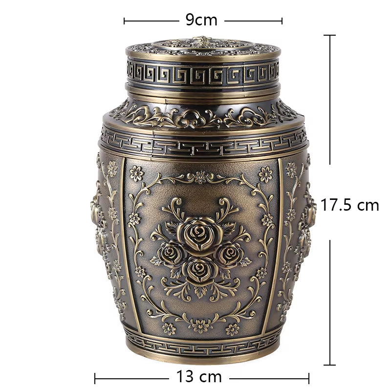 Metal Cremation Urns for Human Ashes, Coffin Box, Pet Memorial, Keepsake Urns, Small Animal Urn, Funeral