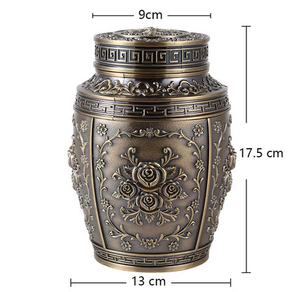Metal Cremation Urns for Human Ashes, Coffin Box, Pet Memorial, Keepsake Urns, Small Animal Urn, Funeral