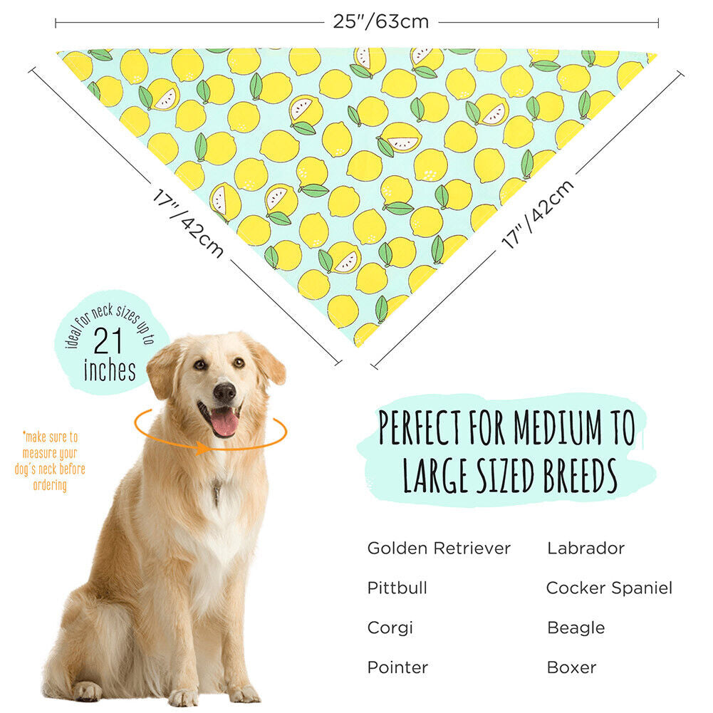 4PCS Dog Bandana for Small Medium Large Dogs Cats Puppy Hawaiian Kerchief Collar