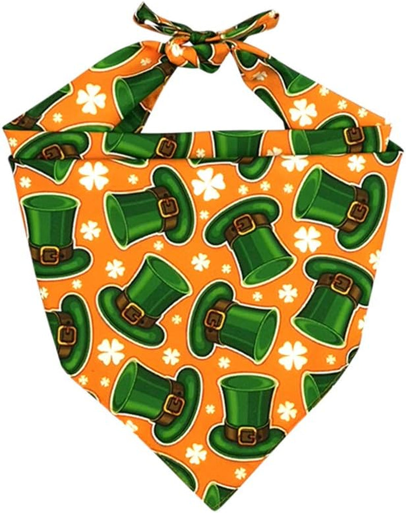 3 Pack St. Patrick'S Day Dog Bandana Triangle Bib Scarf Accessories