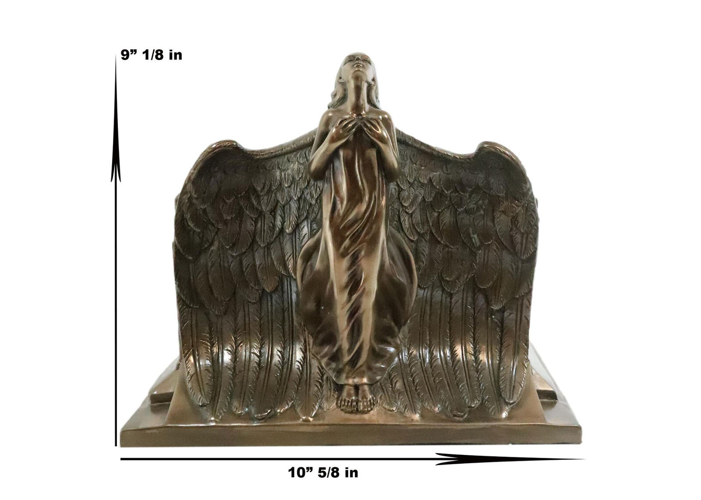 Heaven Bound Rising Angel Funeral Cremation Urn Resin Statue Memorial Angels 9"H