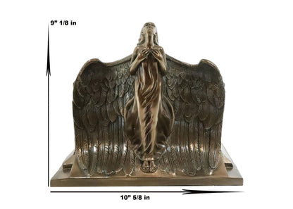 Heaven Bound Rising Angel Funeral Cremation Urn Resin Statue Memorial Angels 9"H